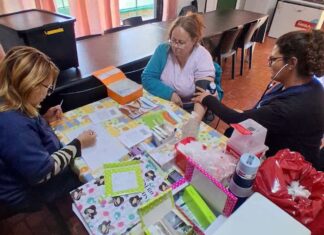 El Municipio de Tigre desplegó un operativo de salud preventiva para adultos mayores en Benavídez