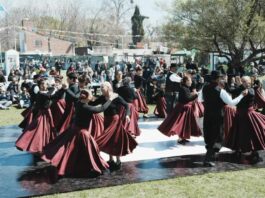 Loma Verde festejó su 9° aniversario con tradición, música y un campeonato de asado