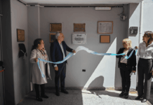 Tigre: Zamora destacó las obras en las escuelas públicas durante el 80° aniversario de la Técnica N° 5